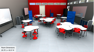Collaborative Classroom Tables - Elementary (Option A)